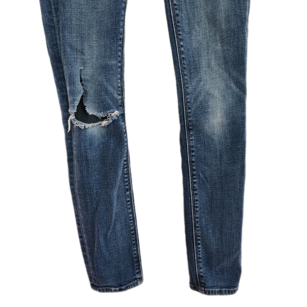 Lucky Brand Bridgette Skinny Women's Ankle Jeans, Size 00/24, Distressed, Blue - Picture 3 of 14
